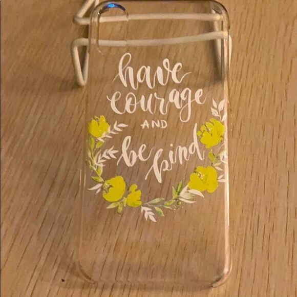 iPhone X/XS plastic snapon case flowers w/ cable - Picture 1 of 5